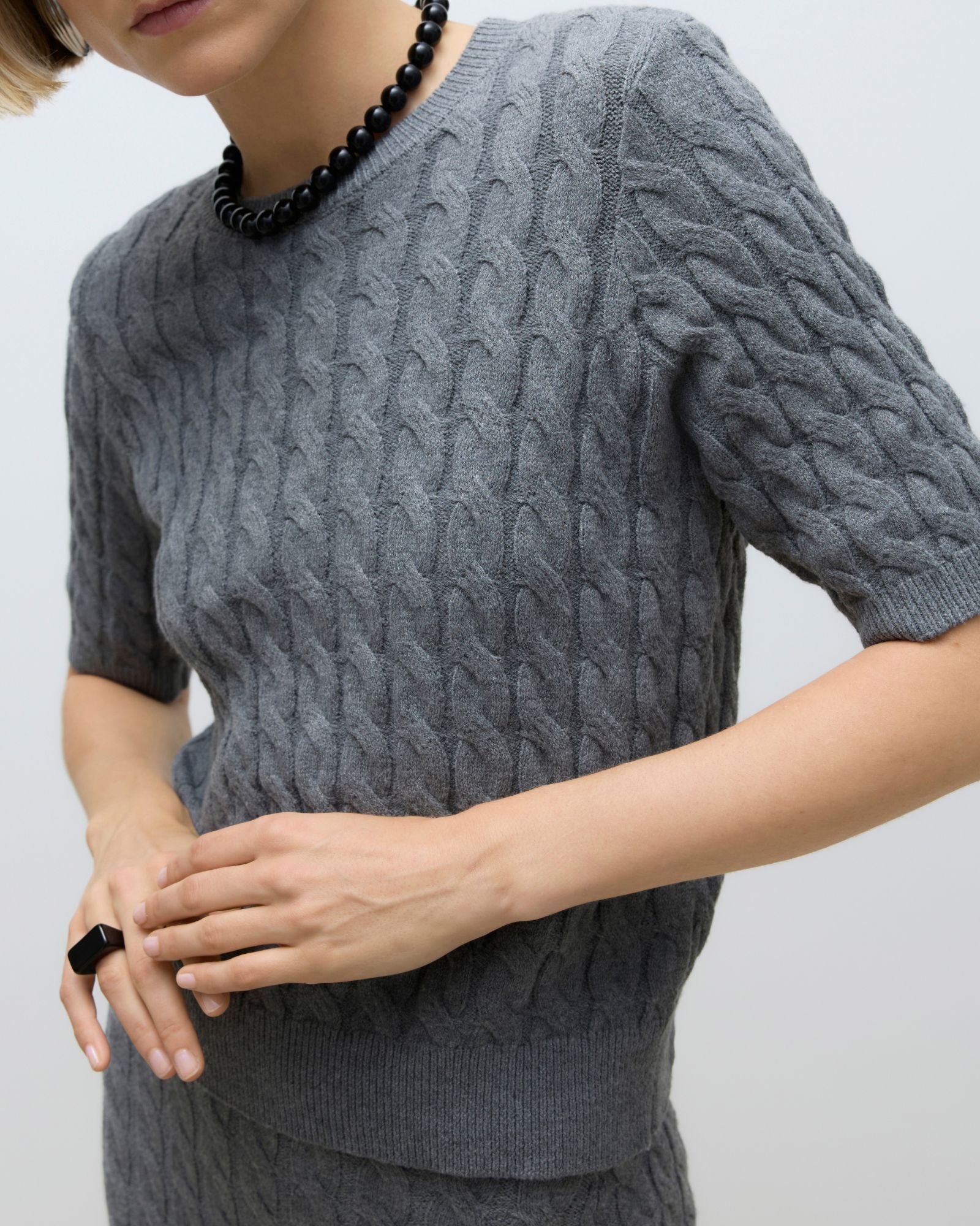 AWLORELLA COLLARED KNIT